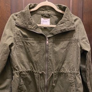 Green army jacket